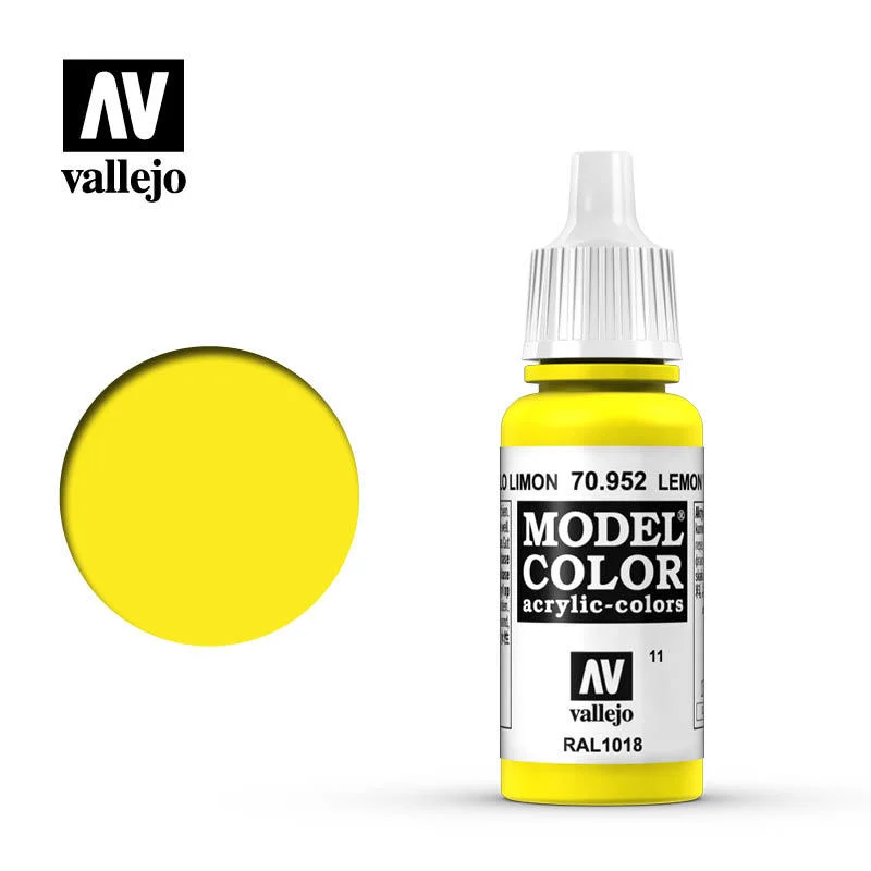 Vallejo Model Color 檸檬黃色 70952/瓶