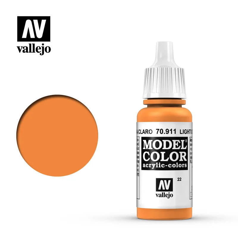 Vallejo Model Color 淺橘色 70911/瓶