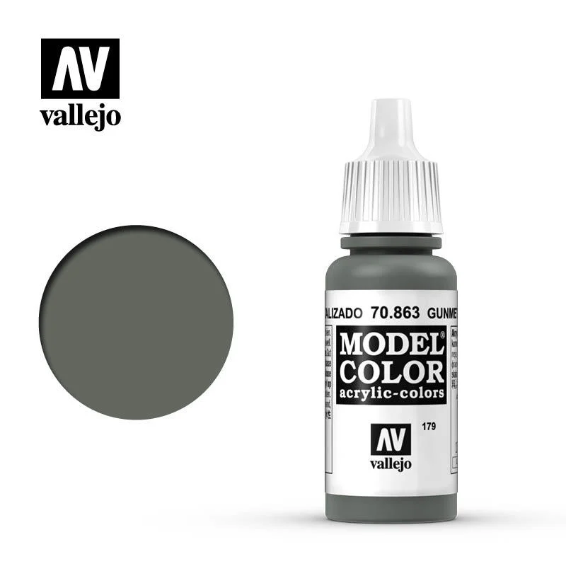 Vallejo Model Color 金屬槍鐵灰 70863/瓶