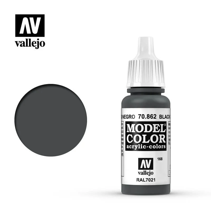 Vallejo Model Color 黑灰色 70862/瓶