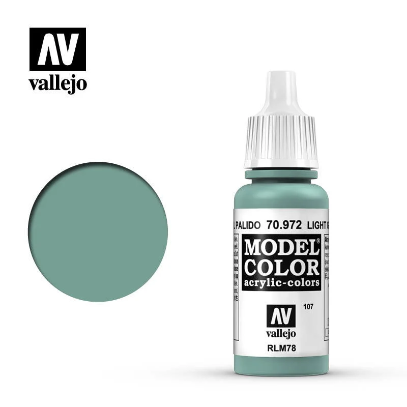 Vallejo Model Color 淺綠藍色 70972/瓶