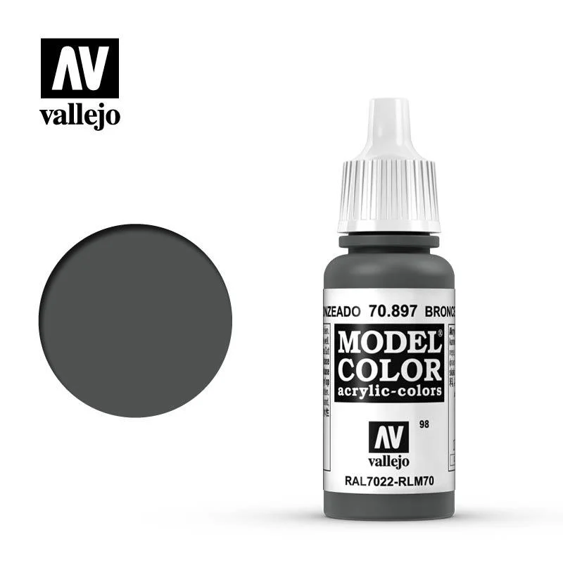 Vallejo Model Color 青銅綠色 70897/瓶