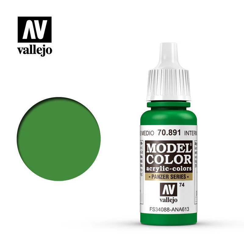 Vallejo Model Color  中間綠色 70891/瓶