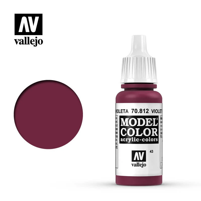 Vallejo Model Color 紫羅蘭紅色 70812/瓶