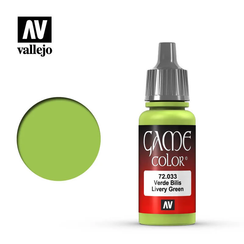 Vallejo Game Color 膽汁綠 72033/瓶