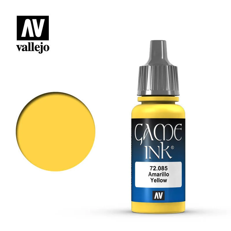 Vallejo Game Color 黃色墨水 72085/瓶
