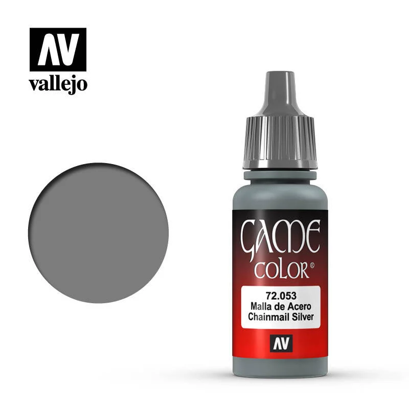 Vallejo Game Color 鎖子甲銀色 72053/瓶