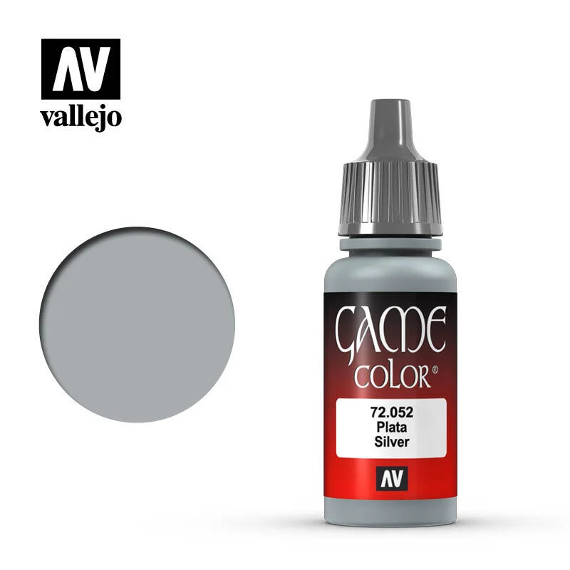 Vallejo Game Color 銀色 72052/瓶