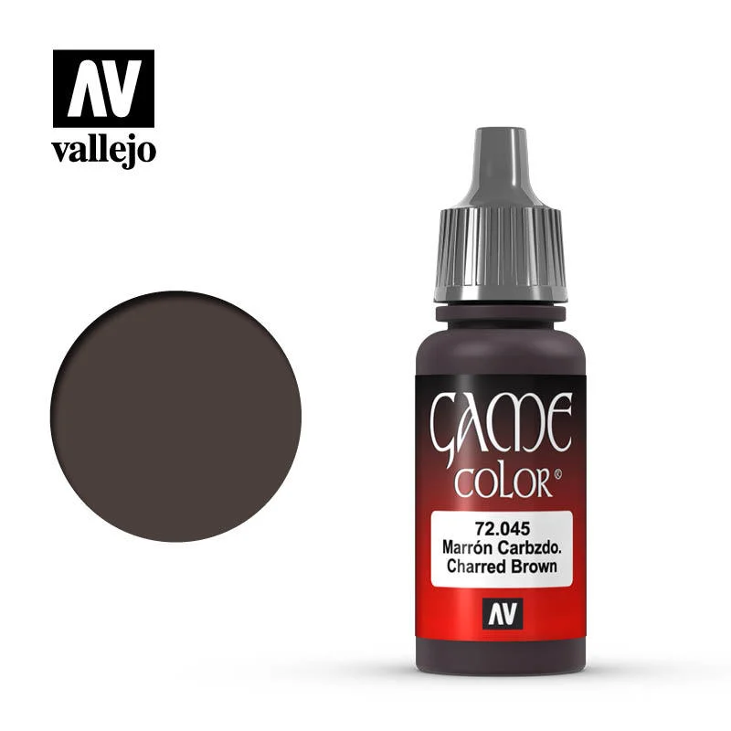Vallejo Game Color 燒焦棕色 72045/瓶
