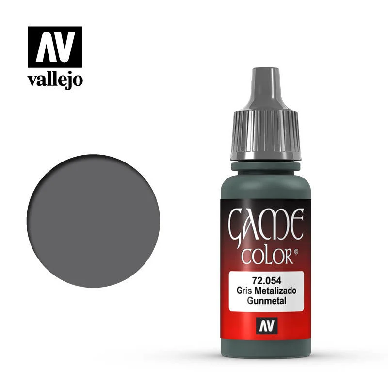 Vallejo Game Color 槍鐵色（金屬色）72054/瓶