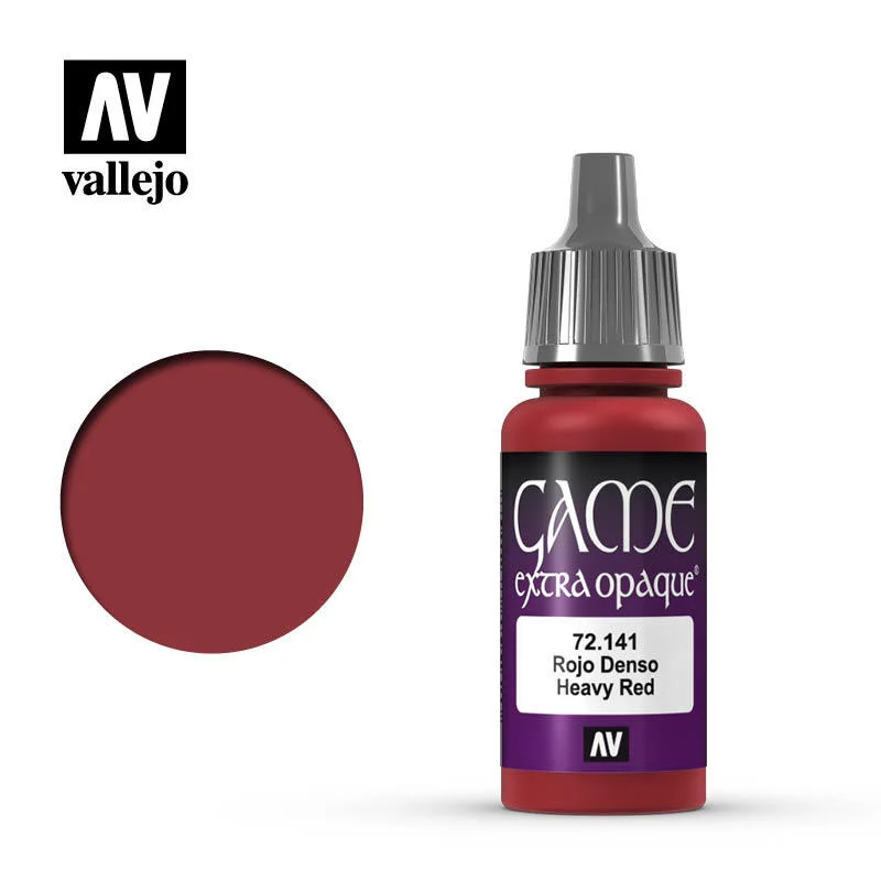 Vallejo Game Color 重紅色（不透明漆） 72141/瓶