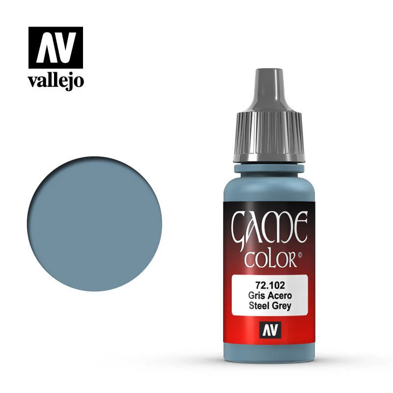 Vallejo Game Color 鋼灰色 72102/瓶