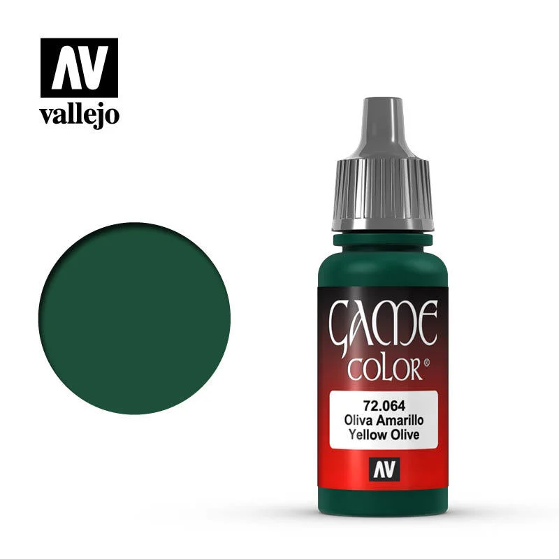 Vallejo Game Color 黃橄欖色 72064/瓶