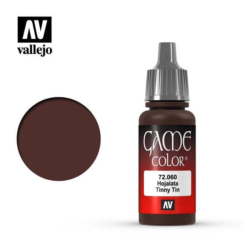 Vallejo Game Color 拋光錫色  72060/瓶