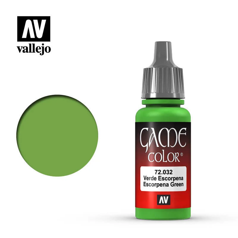 Vallejo Game Color 蠍綠色  72032/瓶