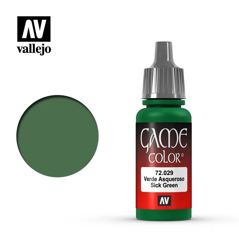Vallejo Game Color 疫病綠色  72029/瓶