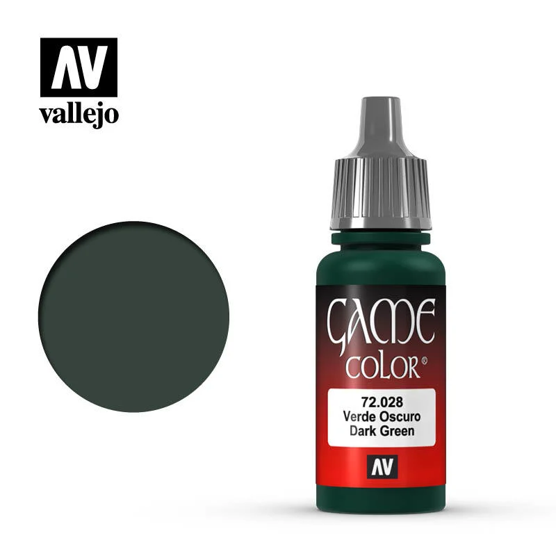 Vallejo Game Color 深綠色  72028/瓶