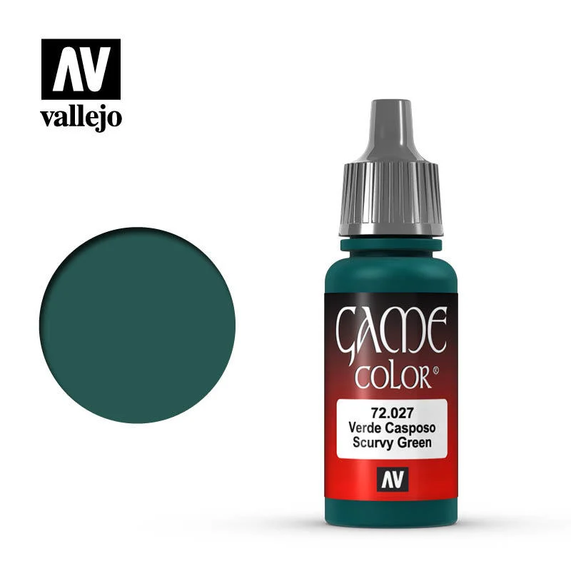 Vallejo Game Color 敗血綠色  72027/瓶