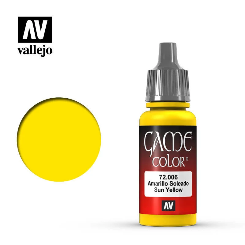 Vallejo Game Color 太陽黃色  72006/瓶