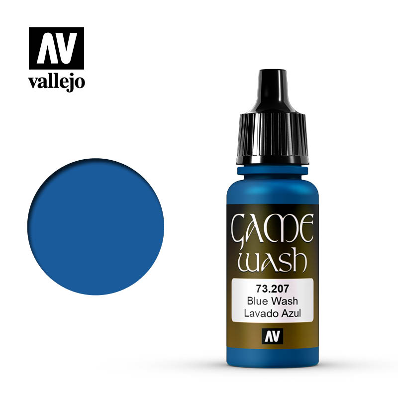 Vallejo Game Color 藍色（漬洗漆） 73207/瓶