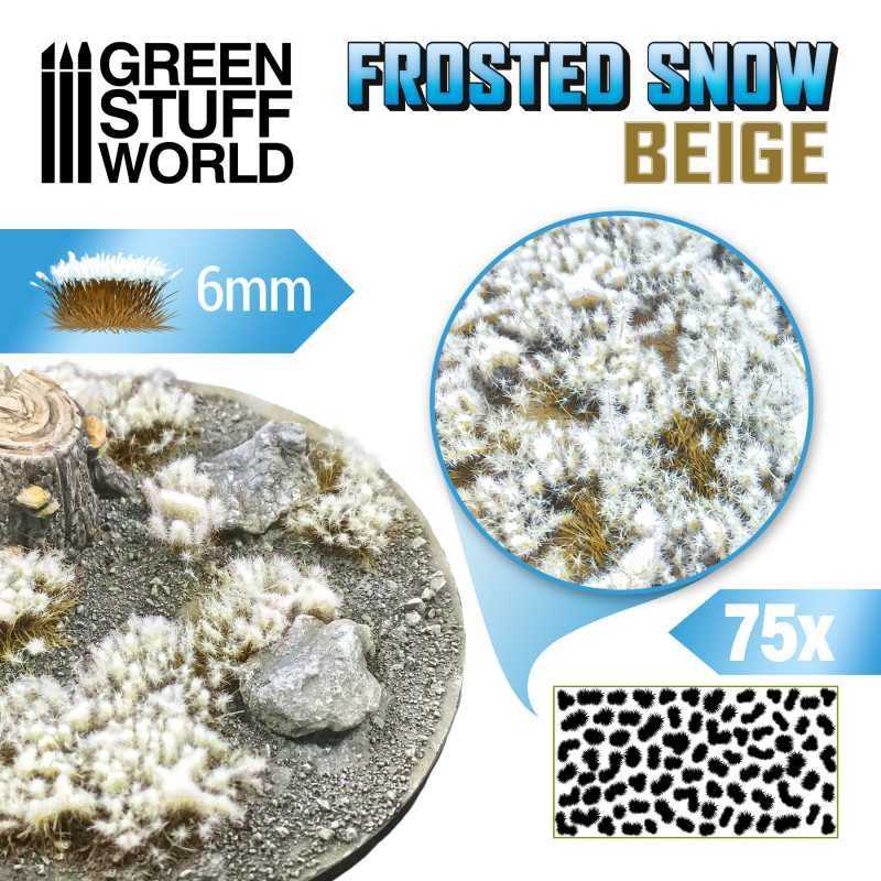Green Stuff World 積雪草叢：6mm 淺褐色 11789