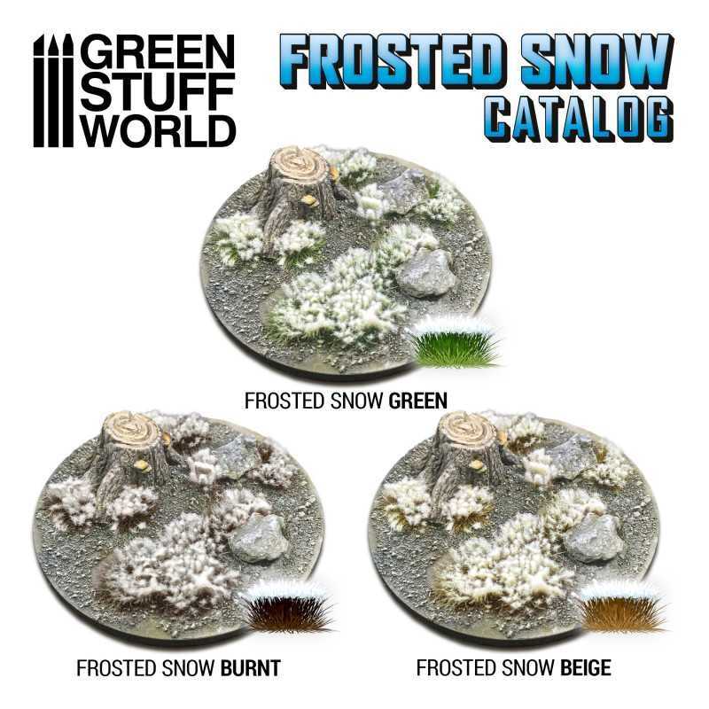Green Stuff World 積雪草叢：6mm 綠色 10726