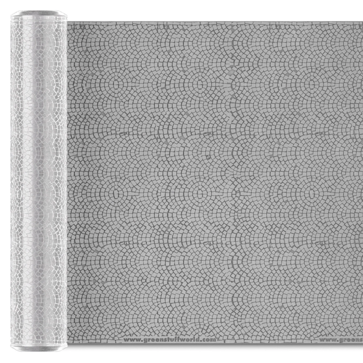 （預購）Green Stuff World 紋理滾滾棒：Rolling Pin Sett Pavement 15mm