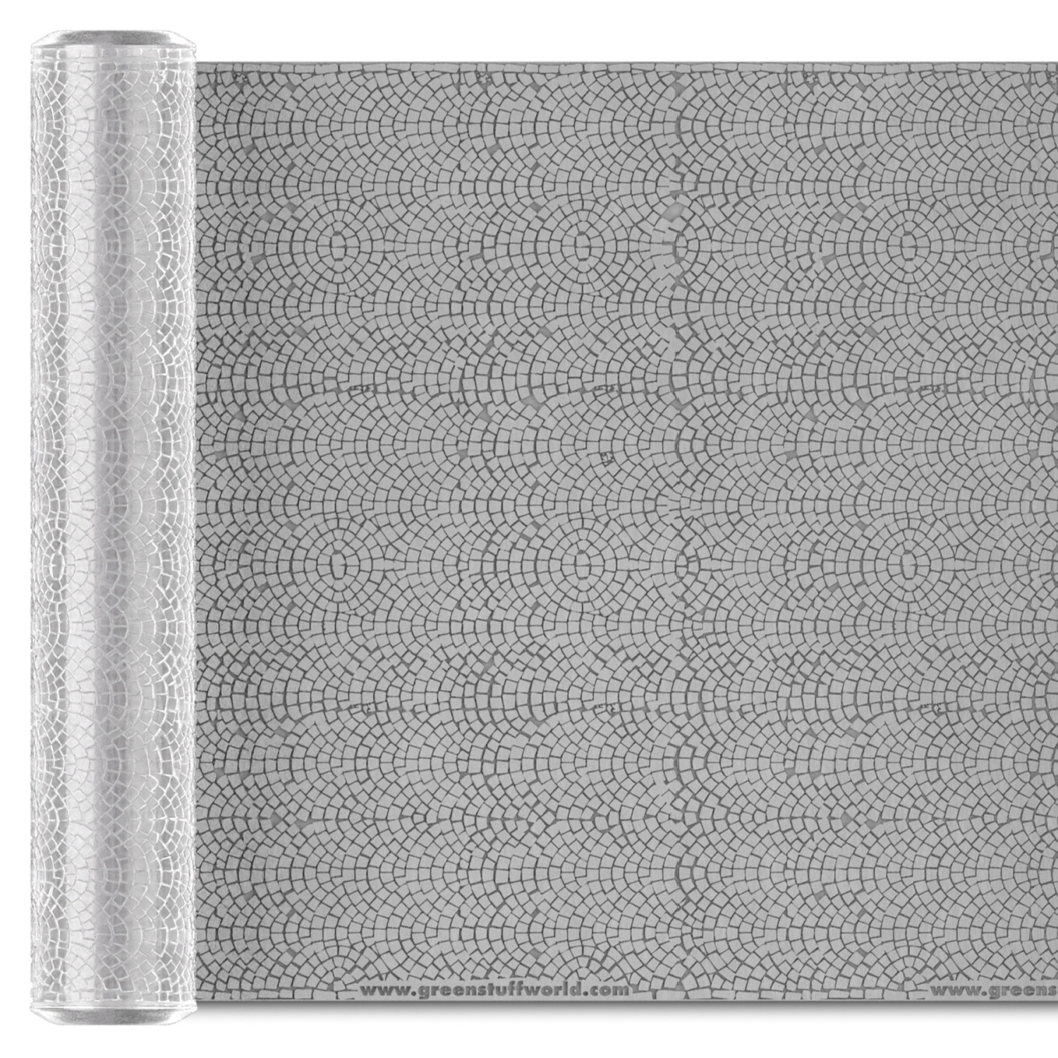 （預購）Green Stuff World 紋理滾滾棒：Rolling Pin Sett Pavement 15mm