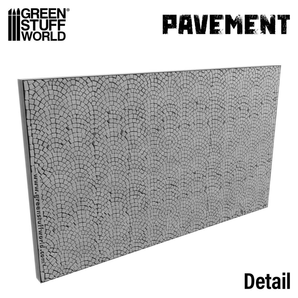 （預購）Green Stuff World 紋理滾滾棒：Rolling Pin Pavement 15mm