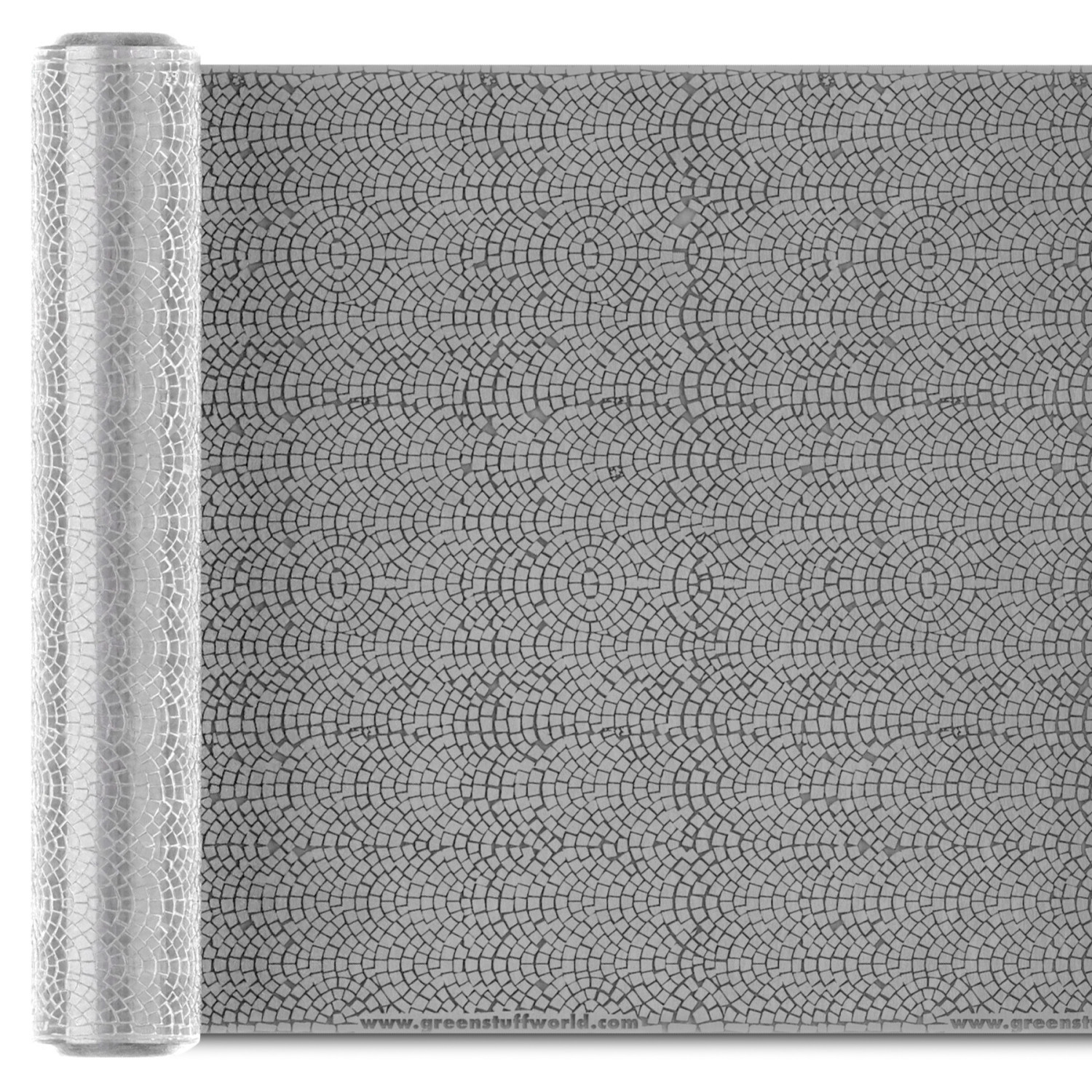 （預購）Green Stuff World 紋理滾滾棒：Rolling Pin Pavement 15mm