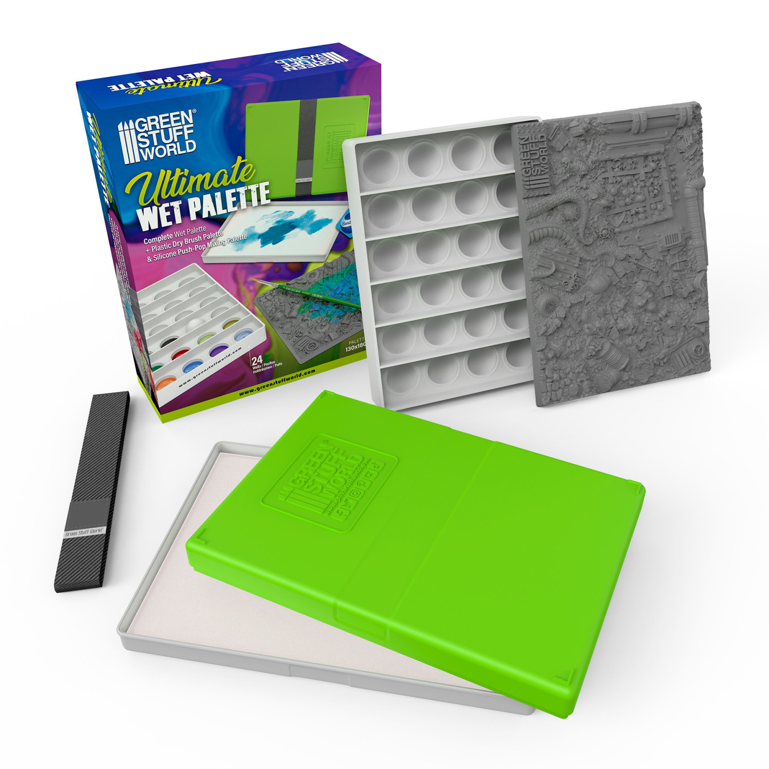 Green Stuff World 濕盤工具：終極濕調色盤 14160