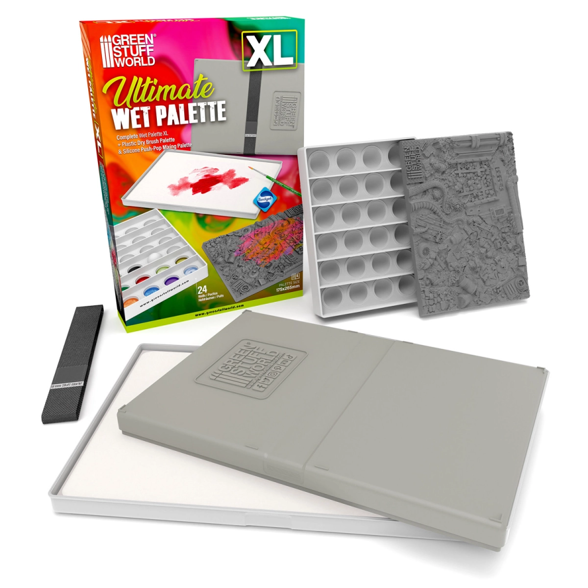 Green Stuff World 濕盤工具：終極濕調色盤 XL 14161