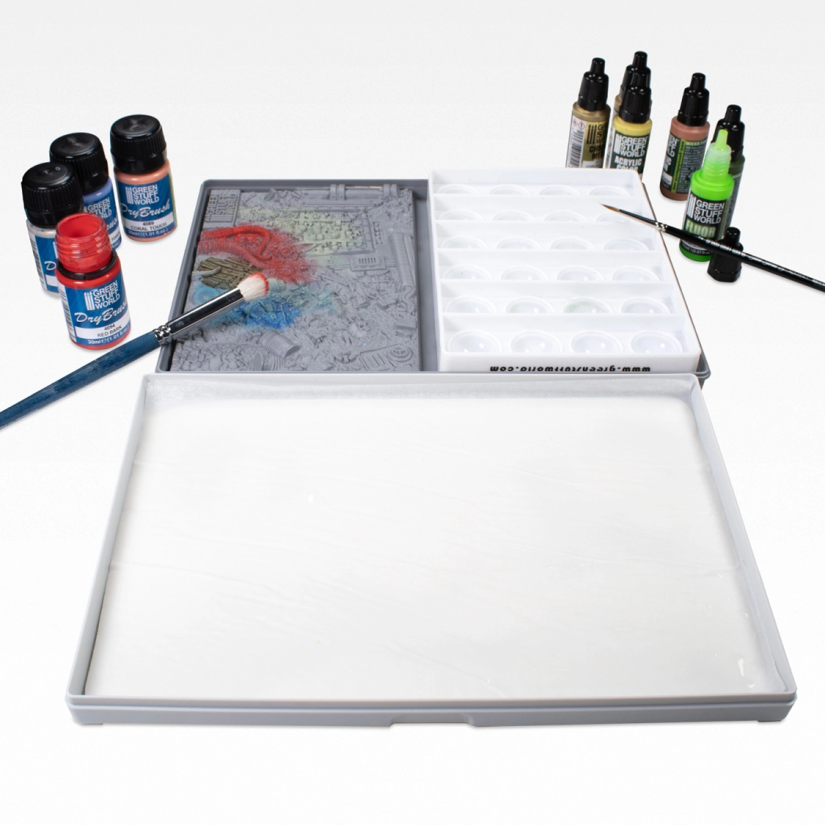 Green Stuff World 濕盤工具：終極濕調色盤 XL 14161