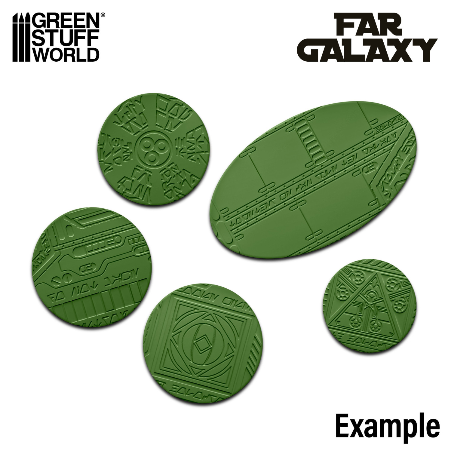 （預購）Green Stuff World 紋理滾滾棒：Rolling Pin FAR GALAXY