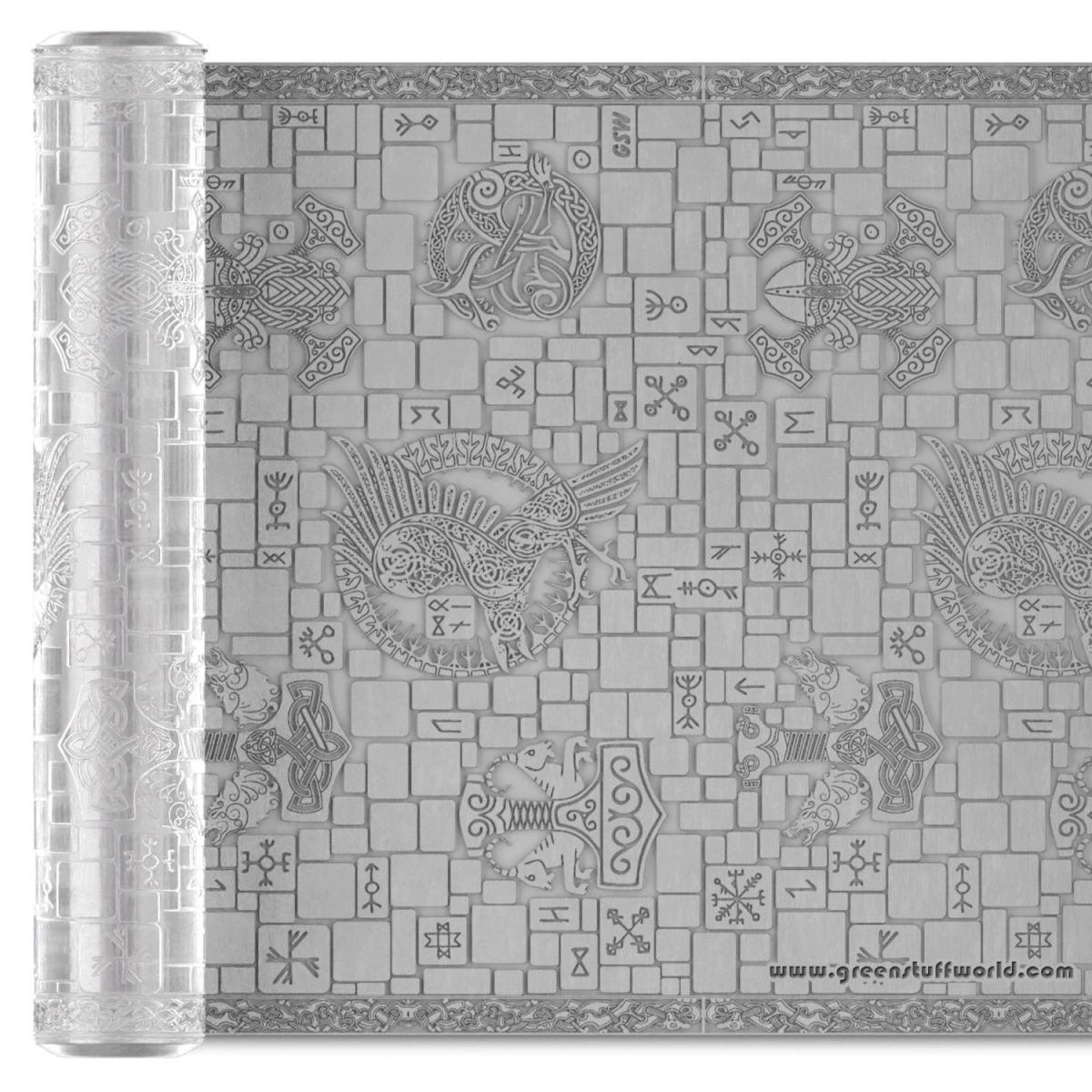 （預購）Green Stuff World 紋理滾滾棒：Rolling Pin Norsemen