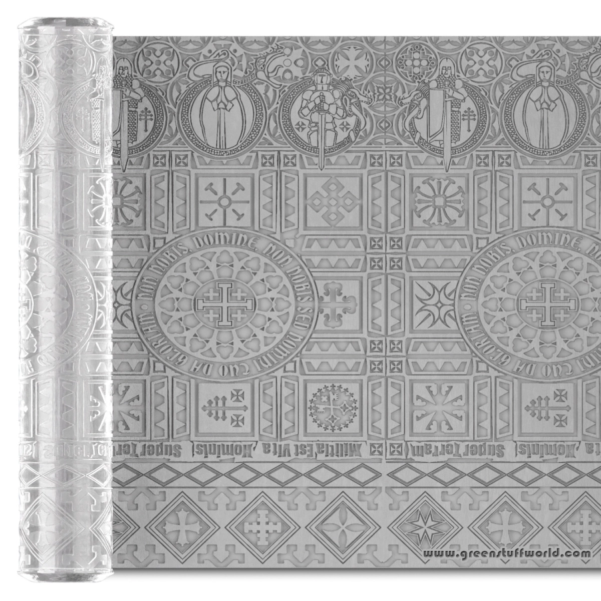 （預購）Green Stuff World 紋理滾滾棒：Rolling Pin Templar Abbey