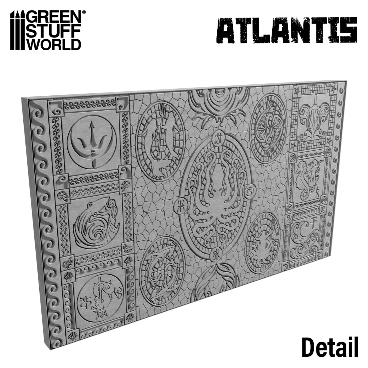 （預購）Green Stuff World 紋理滾滾棒：Rolling Pin Atlantis
