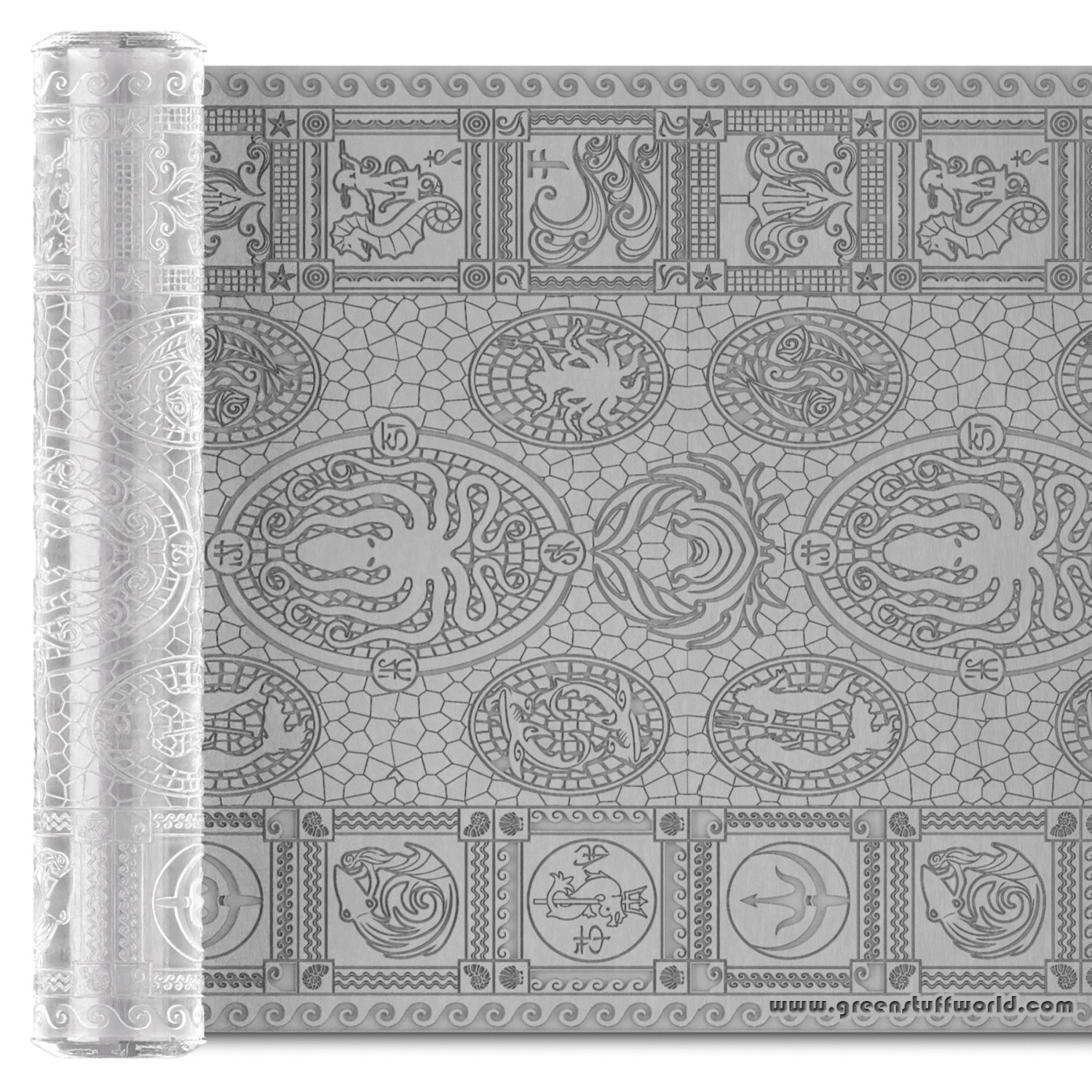 （預購）Green Stuff World 紋理滾滾棒：Rolling Pin Atlantis