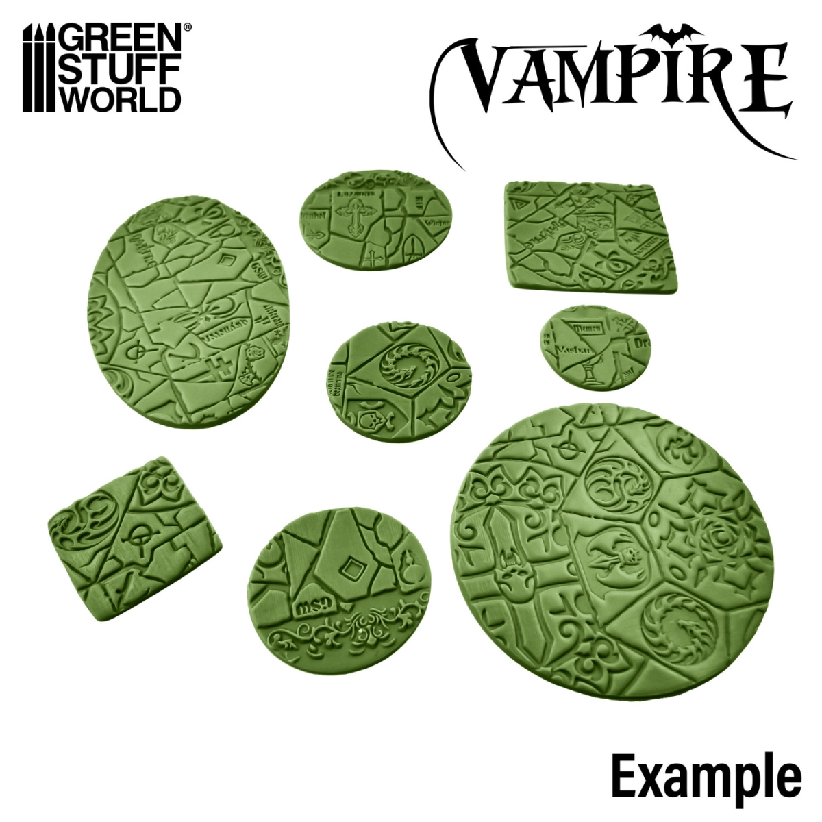 （預購）Green Stuff World 紋理滾滾棒：Rolling Pin Vampire