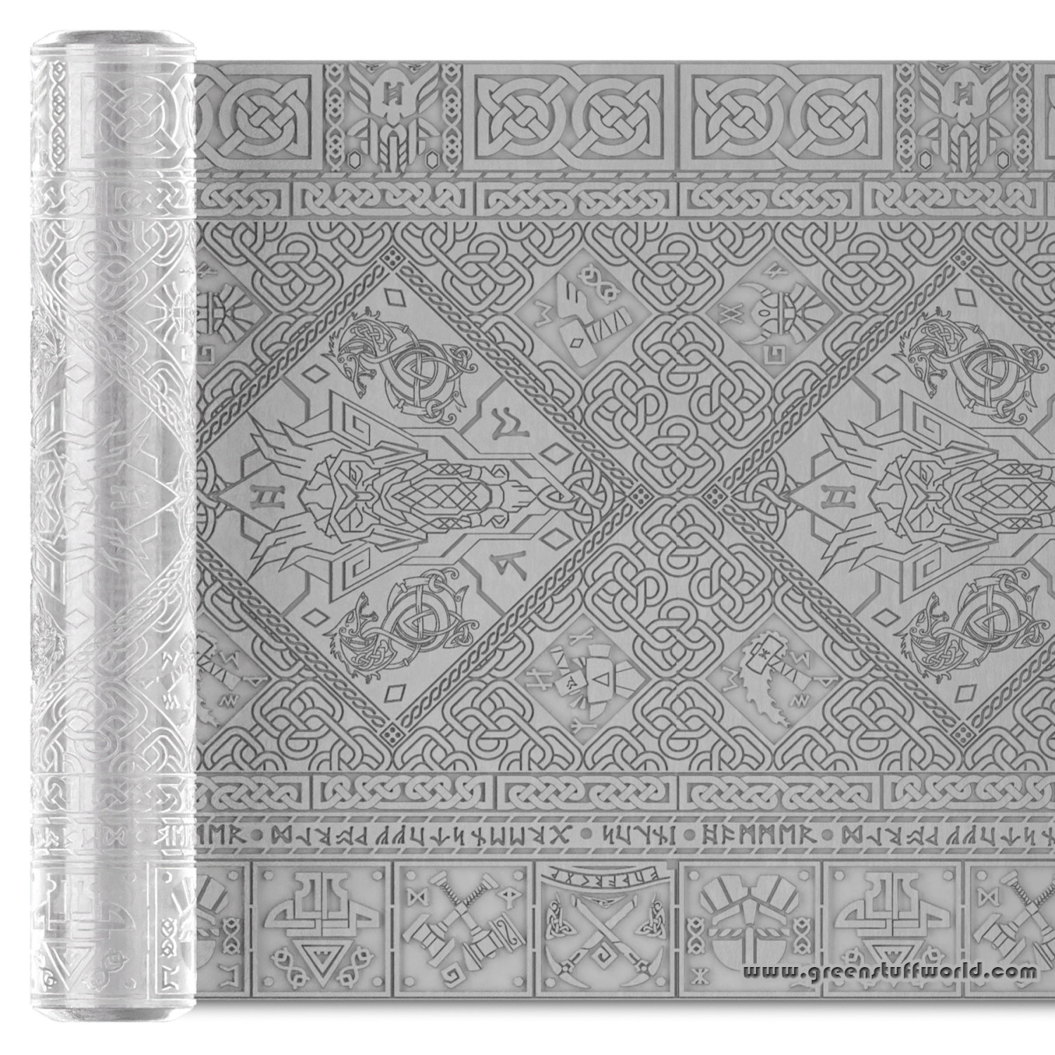 （預購）Green Stuff World 紋理滾滾棒：Rolling Pin DWARVEN