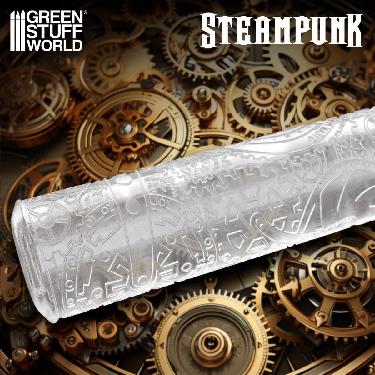 （預購）Green Stuff World 紋理滾滾棒：Rolling Pin STEAMPUNK