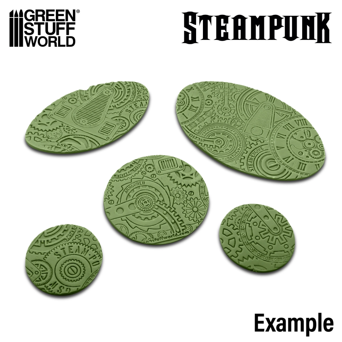 （預購）Green Stuff World 紋理滾滾棒：Rolling Pin STEAMPUNK