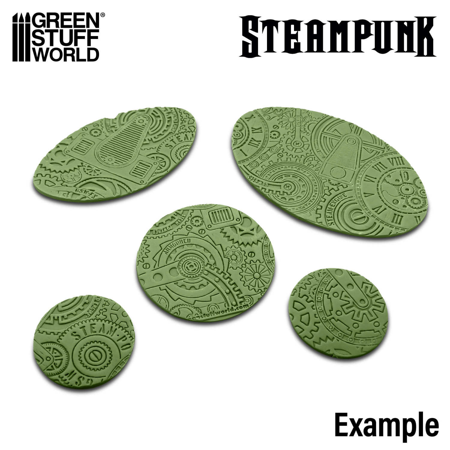 （預購）Green Stuff World 紋理滾滾棒：Rolling Pin STEAMPUNK