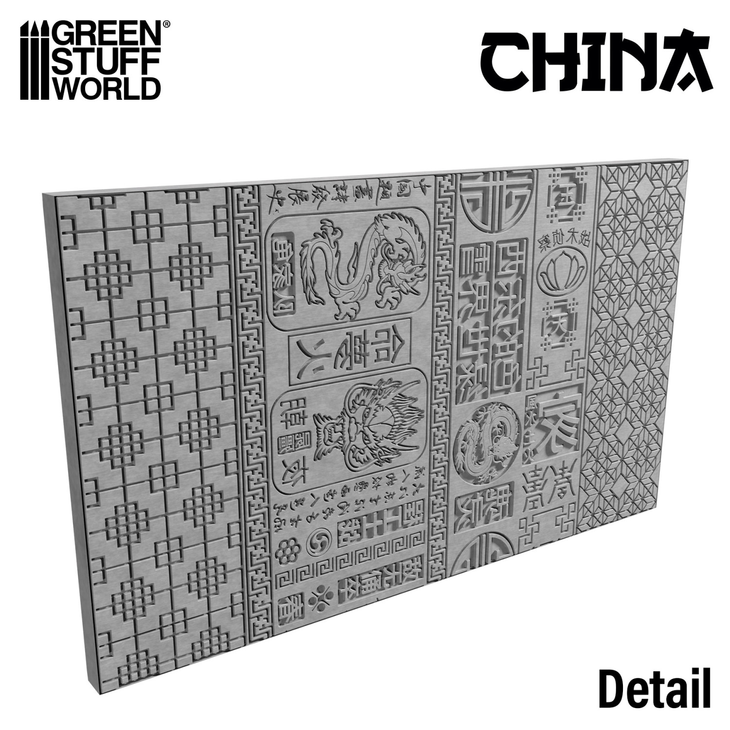 （預購）Green Stuff World 紋理滾滾棒：Rolling Pin CHINESE