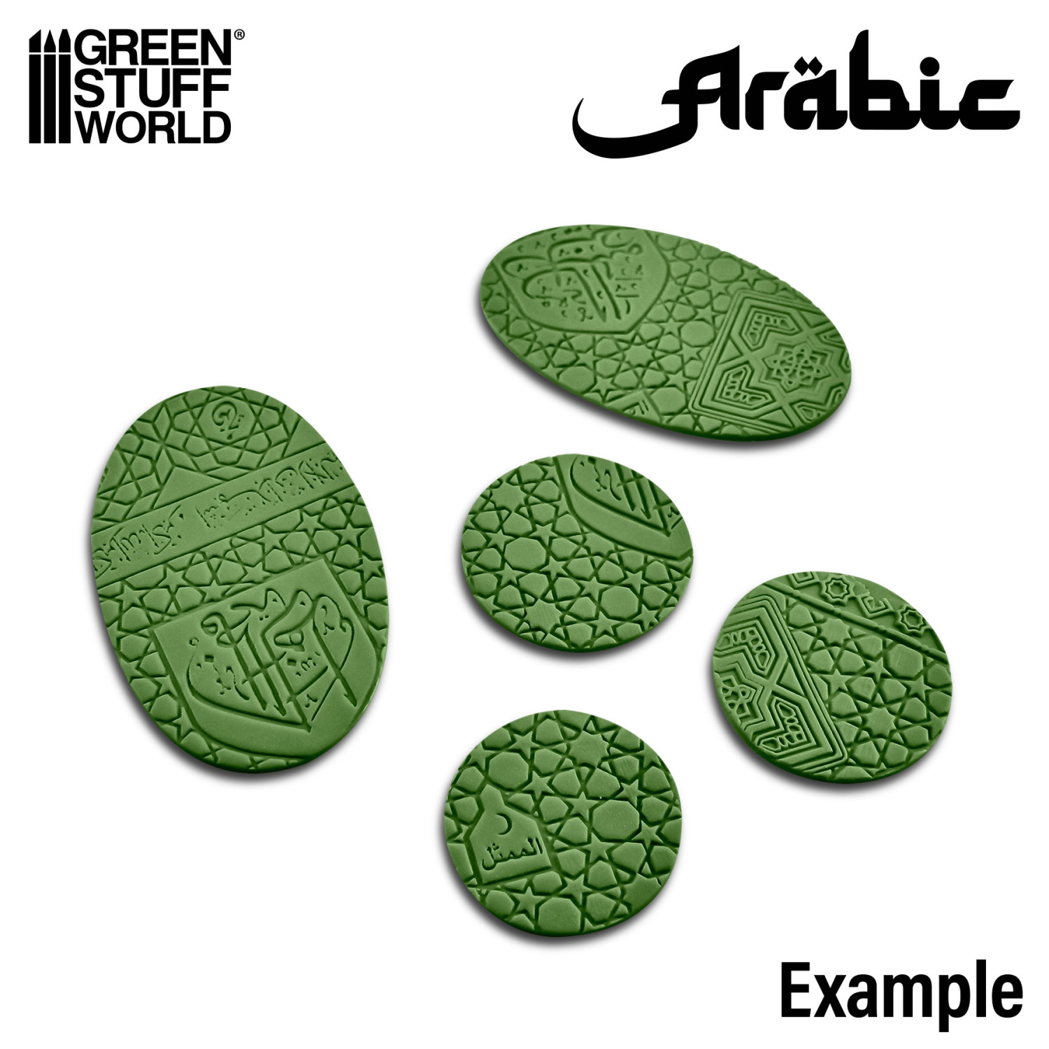 （預購）Green Stuff World 紋理滾滾棒：Rolling Pin ARABIC
