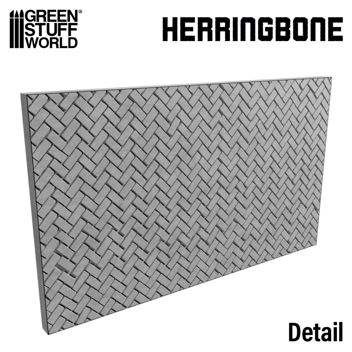 （預購）Green Stuff World 紋理滾滾棒：Rolling Pin Herringbone