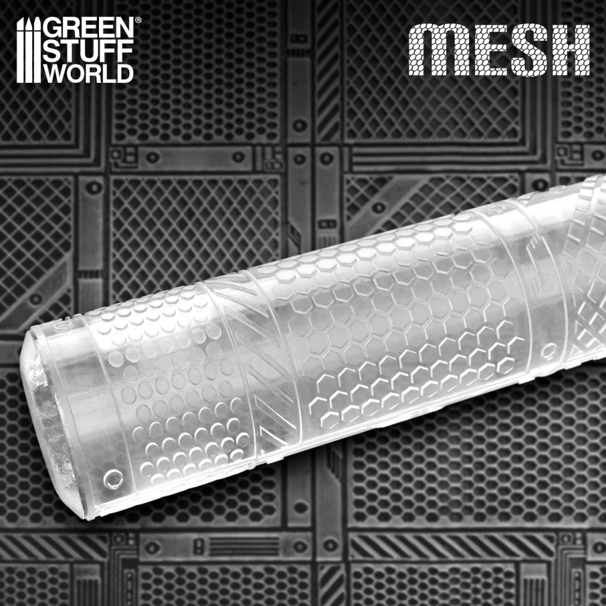 （預購）Green Stuff World 紋理滾滾棒：Rolling Pin MESH