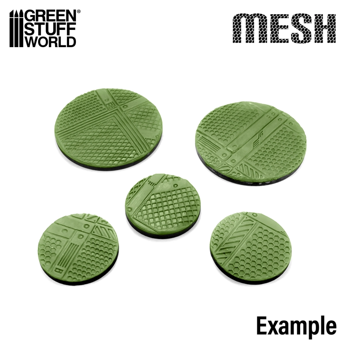 （預購）Green Stuff World 紋理滾滾棒：Rolling Pin MESH