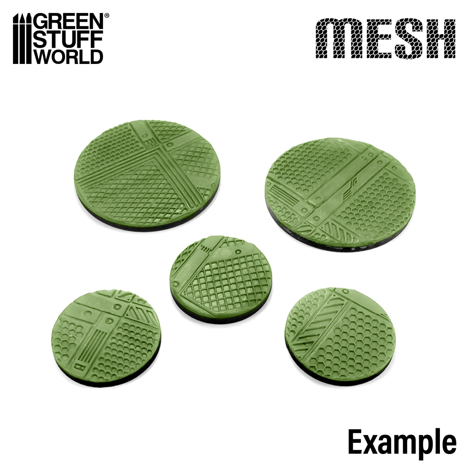 （預購）Green Stuff World 紋理滾滾棒：Rolling Pin MESH