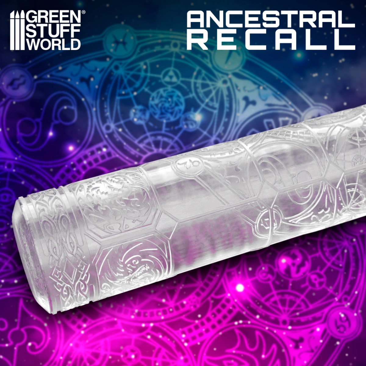 （預購）Green Stuff World 紋理滾滾棒：Rolling Pin Ancestral Recall